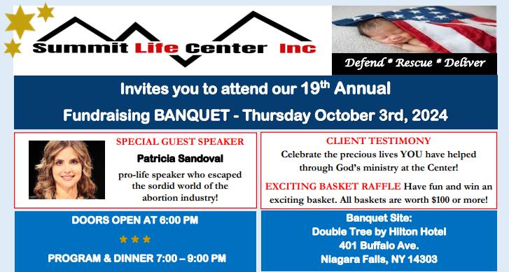Banquet flyer